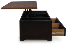 Load image into Gallery viewer, Wildenauer - Lift Top Cocktail Table - Brown / Black