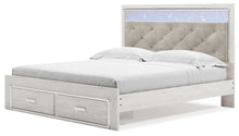 Load image into Gallery viewer, Altyra - King Upholstered Storage Bed - White