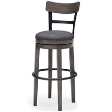 Load image into Gallery viewer, Caitbrook - Tall UPH Swivel Barstool - Gray