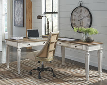 Load image into Gallery viewer, Realyn - Home Office L Shaped Desk - White / Brown
