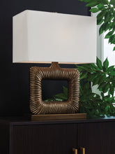 Load image into Gallery viewer, Garronby - Metal Table Lamp - Antique Brass Finish