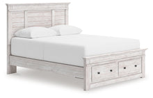 Load image into Gallery viewer, Makidern - Panel Storage Bed With Storage Footboard