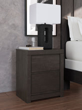Load image into Gallery viewer, Fraluna - Two Drawer Night Stand - Charcoal