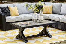 Load image into Gallery viewer, Beachcroft - Rectangular Cocktail Table - Black / Light Gray