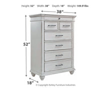 Load image into Gallery viewer, Kanwyn - Chest - Whitewash