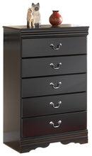 Load image into Gallery viewer, Huey Vineyard - Five Drawer Chest - Black