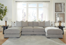 Load image into Gallery viewer, Aslan Court - 4-Piece Sofa Pit Sectional - Pebble