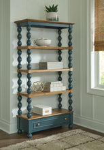 Load image into Gallery viewer, Finnworth - Bookcase - Blue / Brown