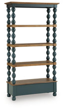 Load image into Gallery viewer, Finnworth - Bookcase - Blue / Brown