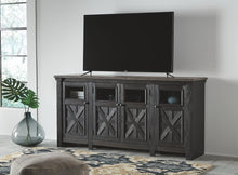 Load image into Gallery viewer, Tyler Creek - Extra Large TV Stand - Black / Gray