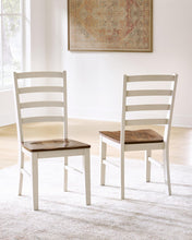 Load image into Gallery viewer, Brinfern - Dining Room Side Chair (Set of 2) - Brown / Antique White