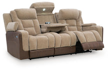 Load image into Gallery viewer, Mixed Motion - Power Reclining Sofa With Adjustable Headrest