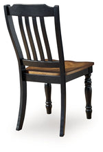 Load image into Gallery viewer, Clorazi - Dining Room Side Chair (Set of 2) - Black / Brown