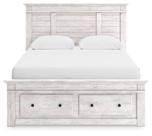 Load image into Gallery viewer, Makidern - Panel Storage Bed With Under Bed Storage Unit And Storage Footboard