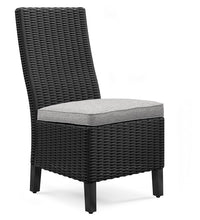 Load image into Gallery viewer, Beachcroft - Side Chair With Cushion (Set of 2) - Black / Light Gray