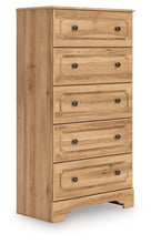 Load image into Gallery viewer, Aleaport - Five Drawer Chest - Warm Brown