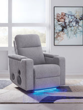 Load image into Gallery viewer, Pineland - Glider Power Recliner With Audio System - Pewter