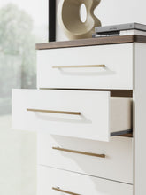 Load image into Gallery viewer, Kendanport - Five Drawer Chest - Brown / White