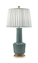 Load image into Gallery viewer, Webbington - Ceramic Table Lamp - Teal / Gold Finish