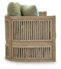 Load image into Gallery viewer, Serena Shores - Sofa With Cushion - Beige / Green