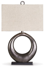 Load image into Gallery viewer, Saria - Metal Table Lamp - Antique Silver Finish