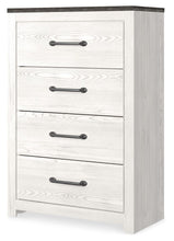 Load image into Gallery viewer, Gerridan - Four Drawer Chest - White / Gray