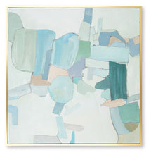 Load image into Gallery viewer, Wynburn - Wall Art - White / Blue / Green