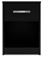 Load image into Gallery viewer, Finch - One Drawer Night Stand - 23" Height - Black