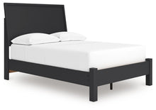 Load image into Gallery viewer, Danziar - Full Panel Bed With Low Footboard - Black