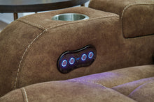 Load image into Gallery viewer, Wolfridge - Power Reclining Loveseat With Console /Adj Hdrst - Brindle