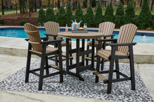 Load image into Gallery viewer, Fairen Trail - 5 Pc. - Dining Set with 4 Chairs - Black / Driftwood