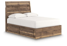 Load image into Gallery viewer, Chirason - 3 Pc. - Full Panel Storage Bed, Dresser And Mirror - Brown