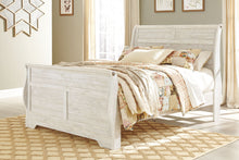 Load image into Gallery viewer, Willowton - Queen Sleigh Bed - Whitewash