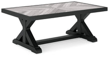 Load image into Gallery viewer, Beachcroft - Rectangular Cocktail Table - Black / Light Gray