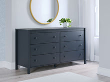 Load image into Gallery viewer, Simmenfort - Six Drawer Dresser - Navy Blue