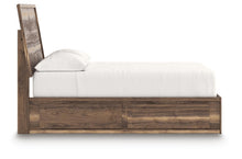 Load image into Gallery viewer, Chirason - 3 Pc. - Full Panel Storage Bed, Dresser And Mirror - Brown