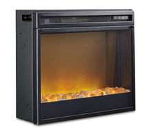 Load image into Gallery viewer, Entertainment Accessories - Fireplace Insert Glass/Stone - Black