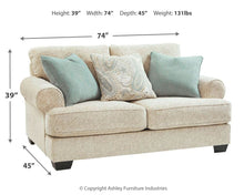 Load image into Gallery viewer, Monaghan - Loveseat - Sandstone
