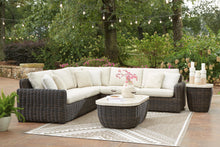 Load image into Gallery viewer, Kimora - 3-Piece Outdoor Sectional - Beige / Dark Brown