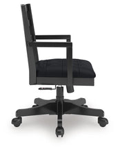 Load image into Gallery viewer, Wildenauer - 4 Pc. - Home Office Desk And Return, Swivel Desk Chair, Bookcase - Brown / Black