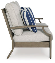 Load image into Gallery viewer, Rainier Ranch - Loveseat With Cushion - Brown / Beige