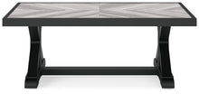 Load image into Gallery viewer, Beachcroft - Rectangular Cocktail Table - Black / Light Gray