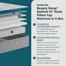 Load image into Gallery viewer, Soothing Nights - 12" Plush Pillow Top Mattress In A Box