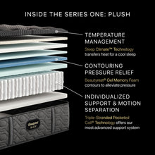 Load image into Gallery viewer, Beautyrest Black - 14" Series One Plush Mattress