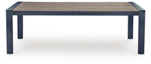 Load image into Gallery viewer, East Beach - Rectangular Dining Table With Umbrella Option - Blue