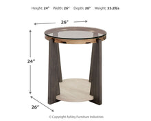 Load image into Gallery viewer, Frazwa - Round End Table - Multi