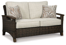 Load image into Gallery viewer, Paradise Trail - Loveseat w/Cushion - Medium Brown
