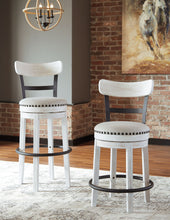 Load image into Gallery viewer, Valebeck - Full Back Swivel Stool