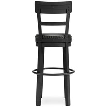 Load image into Gallery viewer, Valebeck - Tall Upholstered Swivel Barstool