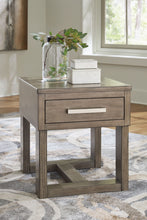 Load image into Gallery viewer, Loyaska - Rectangular End Table - Grayish Brown